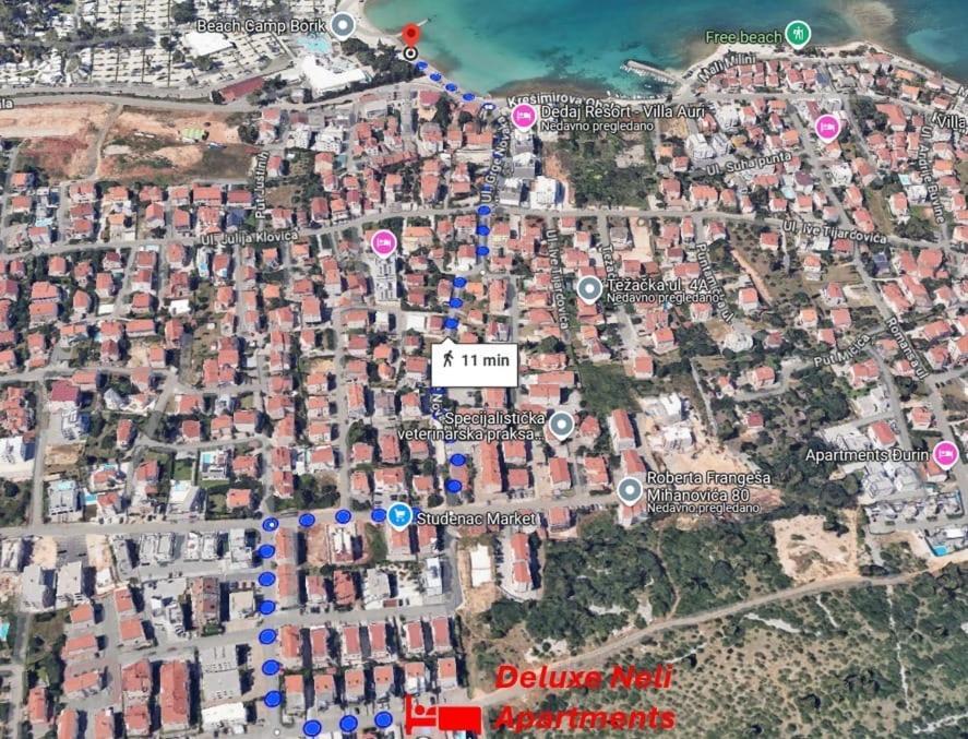 Deluxe Neli Apartments Zadar Bagian luar foto